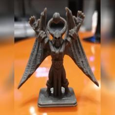 HeroQuest Chaos Sorcerer With Gargoyle Wings 3D Printer Model