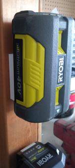 Ryobi 40V Battery Holder 3D Printer Model