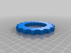 Bed Leveling Wheel Enlarging Ring – Artillery Sidewinder X1 3D Printer Model