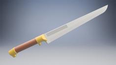 Dishonored – Whaler Sword 3D Printer Model