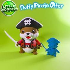 Fluffy Pirate Otter 3D Printer Model