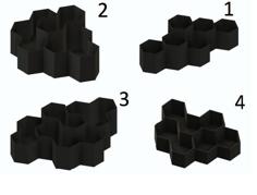 Hexagon Pots 3D Printer Model