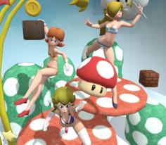 Princesses For MarioLand Rip By Mcka3ax40 3D Printer Model