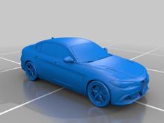 Alfa Romeo Giulia 3D Printer Model