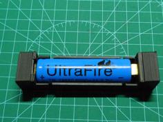 18650 Battery Holder With Reverse Voltage Protection 3D Printer Model