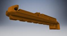 Nerf Demolisher Nerf-Rail Conversion 3D Printer Model