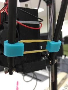 Kossel / Delta Rubber Band Holder Of Rod 3D Printer Model