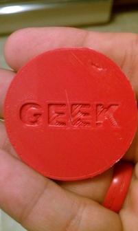 Elmwolf’s Personal GEEK Coin 3D Printer Model