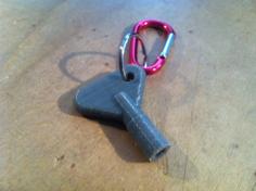 Drum Key (with A Hole) 3D Printer Model