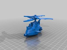 Dwarf Gyrocopter 3D Printer Model