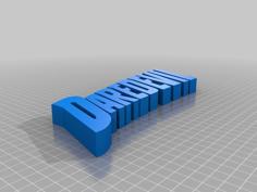 Daredevil Logo 3D Printer Model