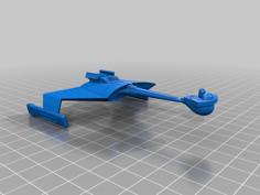 Star Trek Klingon K’T’Inga 1:2000 3D Printer Model