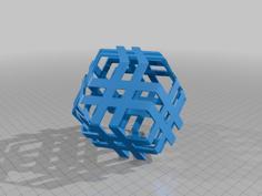 BANDED RHOMBIC DODECAHEDRON 1 3D Printer Model