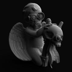 CHERUB WITH SERVO SKULL 3D Printer Model