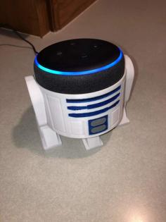 R2D2 Amazon Echo Dot 3 3D Printer Model