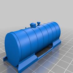 Tank Wagon Uh, ČSD 3D Printer Model