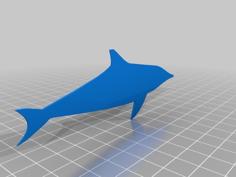 Dolphin Book Marker / Letter Opener 3D Printer Model