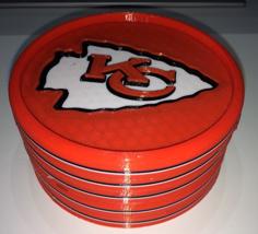 Kansas City Chiefs Coaster 3D Printer Model