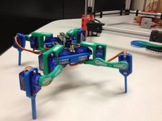 3DOF Mini Quadruped 3D Printer Model