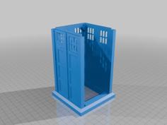 Tardis For Homematic With Raspberry PI And Wall Holder ( Dr.Who ) 3D Printer Model