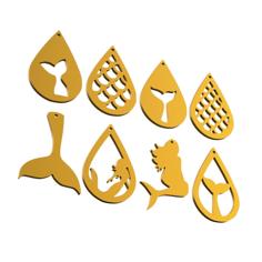 MERMAID EARRING PENDANT 3D Printer Model