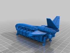 GrimDark FreightShuttle 3D Printer Model