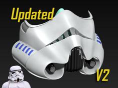 COVID-19 Mask Cap, Stormtrooper Edition 3D Printer Model