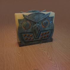 Owl Napkin Holder 3D Printer Model