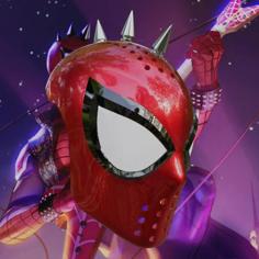 Spider-Punk V2 Inspired Face Shell 3D Printer Model