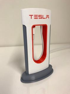 Telsa Phone Charger NO SUPPORTS REQ’D 3D Printer Model