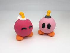 Paper Bob-omb 3D Printer Model