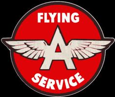 Flying A Service Sign 3D Printer Model