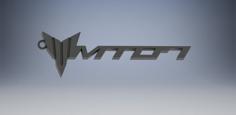 Yamaha FZ-07 / MT-07 Logo Motorcycle Keychain 3D Printer Model