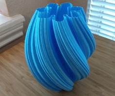 Julia Fractal Twist Vase 3D Printer Model