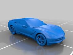 Chevrolet Corvette C7 Stingray 3D Printer Model