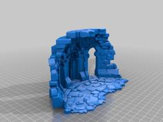 Dungeon Diorama 3D Printer Model