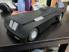 Batmobile Open RC Body And Rims 3D Printer Model