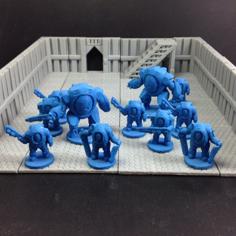 Dominion ExoKnights (18mm Scale) 3D Printer Model