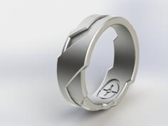 Halo/Tron Inspired Ring 3D Printer Model