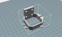 Soporte Mk8 Base 2 Cm De Distancia Entre Tornillos 3D Printer Model