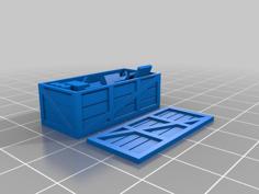 Supplies Crate WW2 3D Printer Model