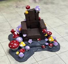 Mushroom Throne 3D Printer Model