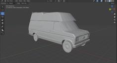 1985 Ford E350 Econoline Camper 3D Printer Model