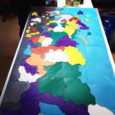 Map Of Russia, 3D Printed, Puzzle Edition. 3D Printer Model