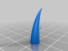 OpenScad Parabolic Curved Cone Or Tapered Horn 3D Printer Model