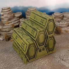 Scifi Containers 3D Printer Model