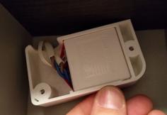 Sonoff S1 Mini Cabinet Mount Cover 3D Printer Model