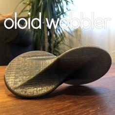 Oloid Wobbler (rolling Fidget Desk Toy) 3D Printer Model