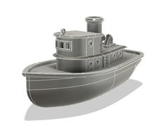 RC Tugboat 3D Printer Model