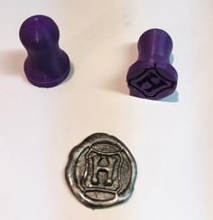 Harry Potter Hogwarts Wax Stamp 3D Printer Model